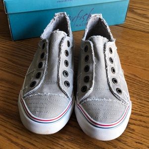 Canvas Khaki Colored Slip Ons!